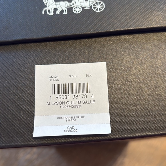 Coach Allyson Quilted Ballet Flat - Picture 9 of 9